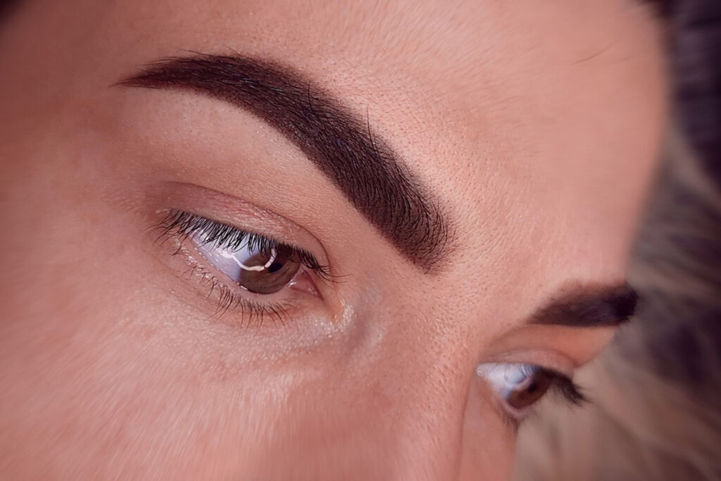 Permanent makeup ombre and powder brows shaping in Lucerne